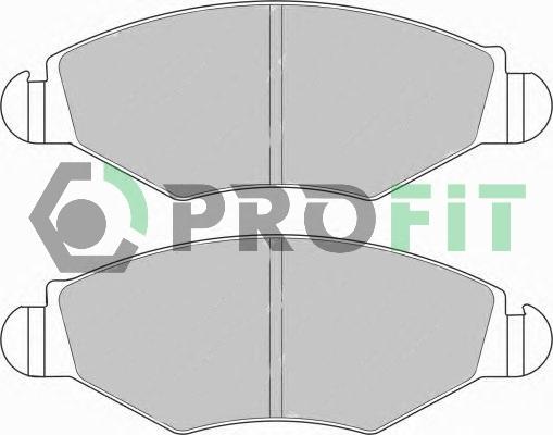 Profit 5000-1378 - Тормозные колодки, дисковые, комплект autospares.lv