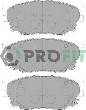 Profit 5000-1707 - Тормозные колодки, дисковые, комплект autospares.lv