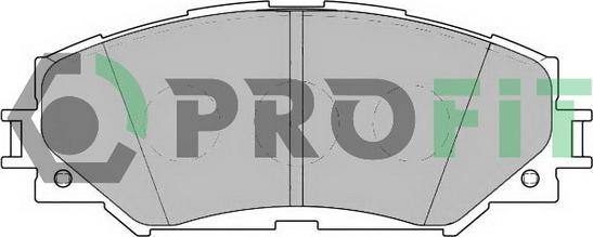 Profit 5000-2012 C - Тормозные колодки, дисковые, комплект autospares.lv