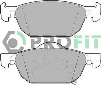 Profit 5000-2025 - Тормозные колодки, дисковые, комплект autospares.lv