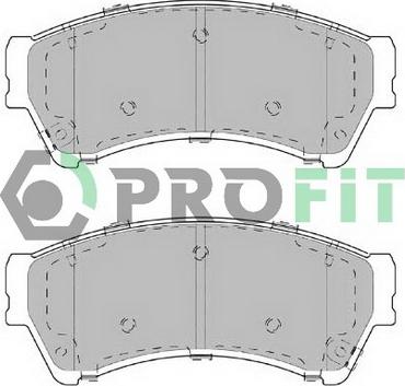 Profit 5000-2021 - Тормозные колодки, дисковые, комплект autospares.lv