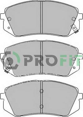 Profit 5000-2022 C - Тормозные колодки, дисковые, комплект autospares.lv