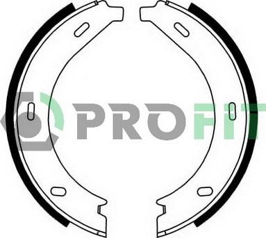 Profit 5001-0536 - Комплект тормозных колодок, барабанные autospares.lv