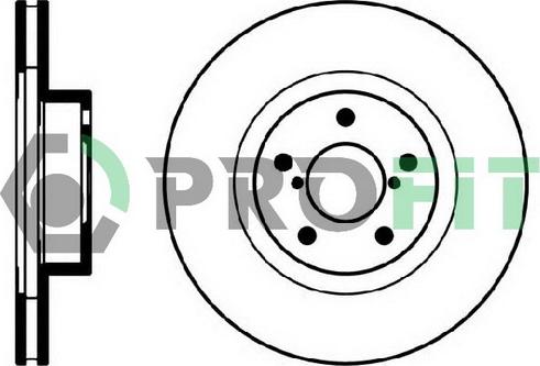 Profit 5010-0679 - Тормозной диск autospares.lv