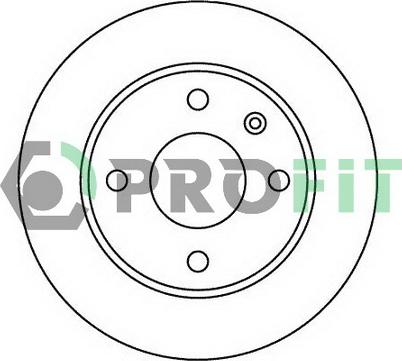 Profit 5010-0183 - Тормозной диск autospares.lv