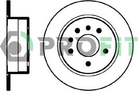 Profit 5010-0239 - Тормозной диск autospares.lv