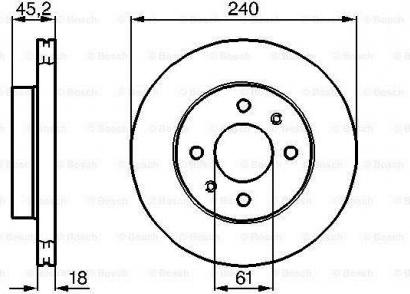 Delphi BG565C - Тормозной диск autospares.lv