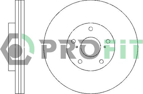 Profit 5010-1446 - Тормозной диск autospares.lv