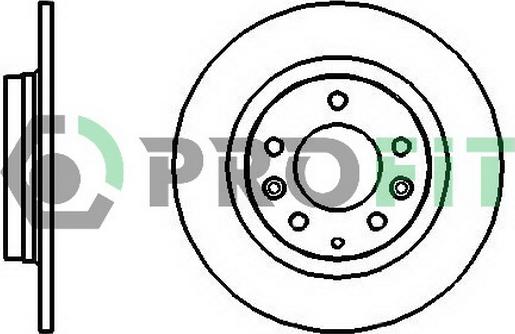 BOSCH 986479131 - Тормозной диск autospares.lv