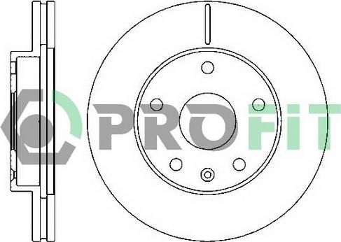 Profit 5010-1192 - Тормозной диск autospares.lv