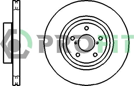 Profit 5010-1175 - Тормозной диск autospares.lv