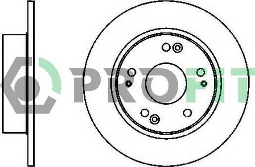 Profit 5010-1390 - Тормозной диск autospares.lv