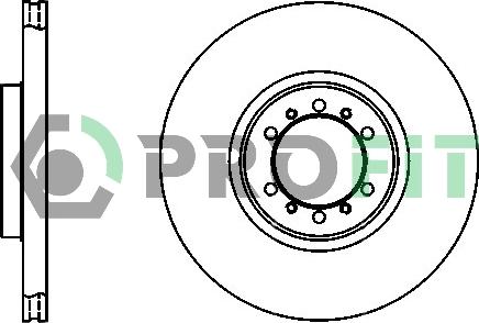 Profit 5010-1212 - Тормозной диск autospares.lv
