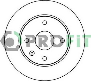 Profit 5010-2003 - Тормозной диск autospares.lv