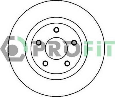 Profit 5010-2019 - Тормозной диск autospares.lv