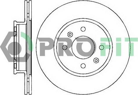 Profit 5010-2016 - Тормозной диск autospares.lv