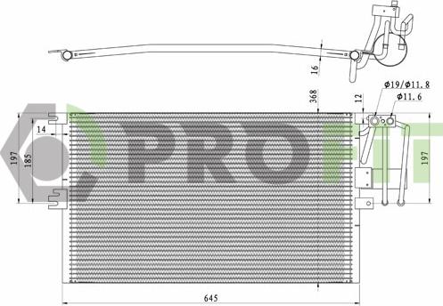 Profit 1770-0374 - Конденсатор кондиционера autospares.lv