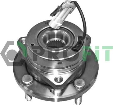 Profit 2501-3937 - Подшипник ступицы колеса, комплект autospares.lv