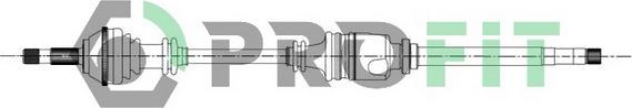 Profit 2730-0085 - Приводной вал autospares.lv