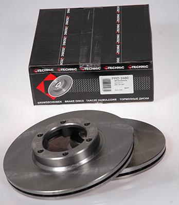 Protechnic PRD2480 - Тормозной диск autospares.lv