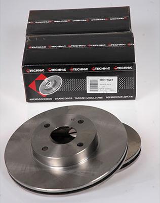 Protechnic PRD2647 - Тормозной диск autospares.lv