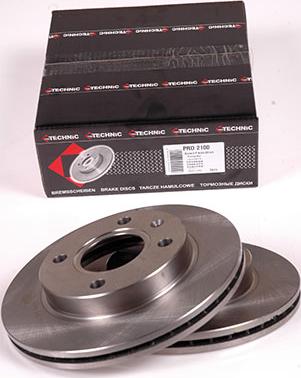 Protechnic PRD2100 - Тормозной диск autospares.lv