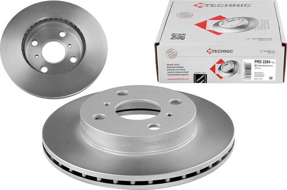 Protechnic PRD2284 - Тормозной диск autospares.lv