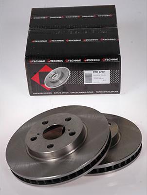 Protechnic PRD2220 - Тормозной диск autospares.lv