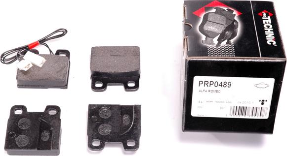 Protechnic PRP0489 - Тормозные колодки, дисковые, комплект autospares.lv