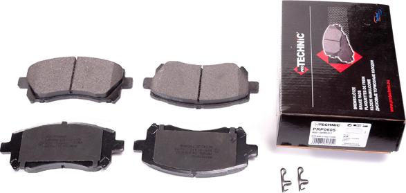 Protechnic PRP0605 - Тормозные колодки, дисковые, комплект autospares.lv