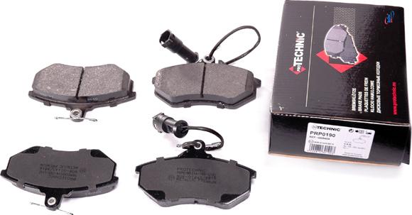 Protechnic PRP0190 - Тормозные колодки, дисковые, комплект autospares.lv