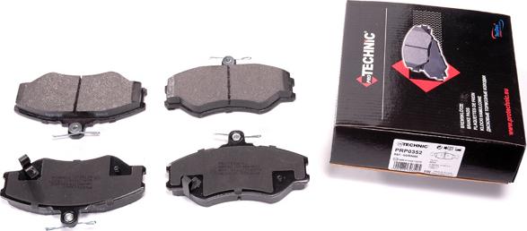 Protechnic PRP0352 - Тормозные колодки, дисковые, комплект autospares.lv