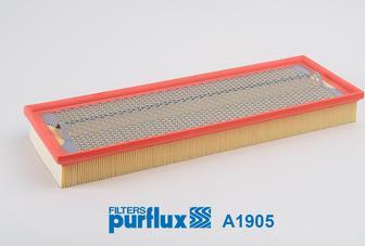 Purflux A1905 - Воздушный фильтр, двигатель autospares.lv