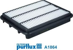 Purflux A1864 - Воздушный фильтр, двигатель autospares.lv