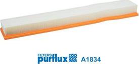 Purflux A1834 - Воздушный фильтр, двигатель autospares.lv