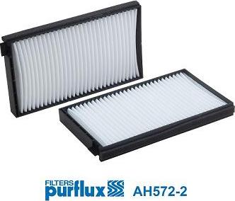 Purflux AH572-2 - Фильтр воздуха в салоне autospares.lv