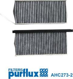 Purflux AHC273-2 - Фильтр воздуха в салоне autospares.lv