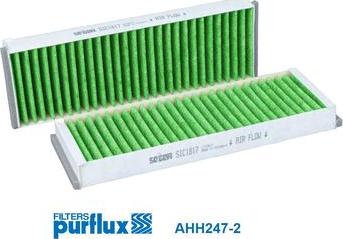 Purflux AHH247-2 - Фильтр воздуха в салоне autospares.lv