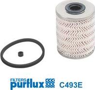 Purflux C493E - Топливный фильтр autospares.lv