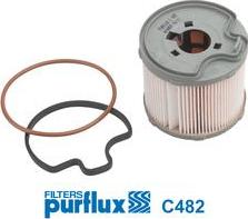 Purflux C482 - Топливный фильтр autospares.lv