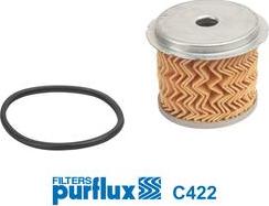 Purflux C422 - Топливный фильтр autospares.lv