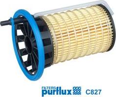 Purflux C827 - Топливный фильтр autospares.lv