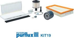 Purflux KIT19 - Комплект фильтра autospares.lv