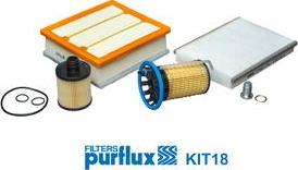 Purflux KIT18 - Комплект фильтра autospares.lv