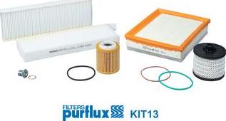 Purflux KIT13 - Комплект фильтра autospares.lv