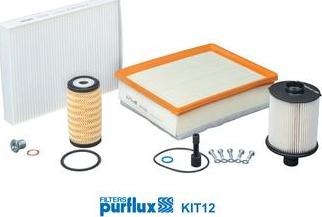 Purflux KIT12 - Комплект фильтра autospares.lv