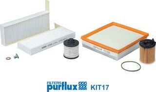 Purflux KIT17 - Комплект фильтра autospares.lv