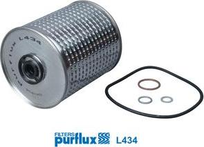 Purflux L434 - Масляный фильтр autospares.lv