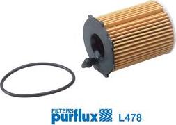 Purflux L478 - Масляный фильтр autospares.lv