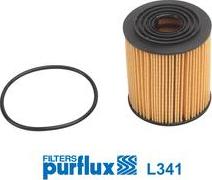 Purflux L341 - Масляный фильтр autospares.lv